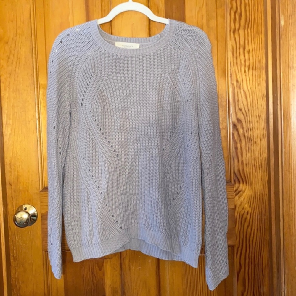 5/$25 🎆 EUC Workshop Republic Clothing Grey Crewneck Sweater, Size XS